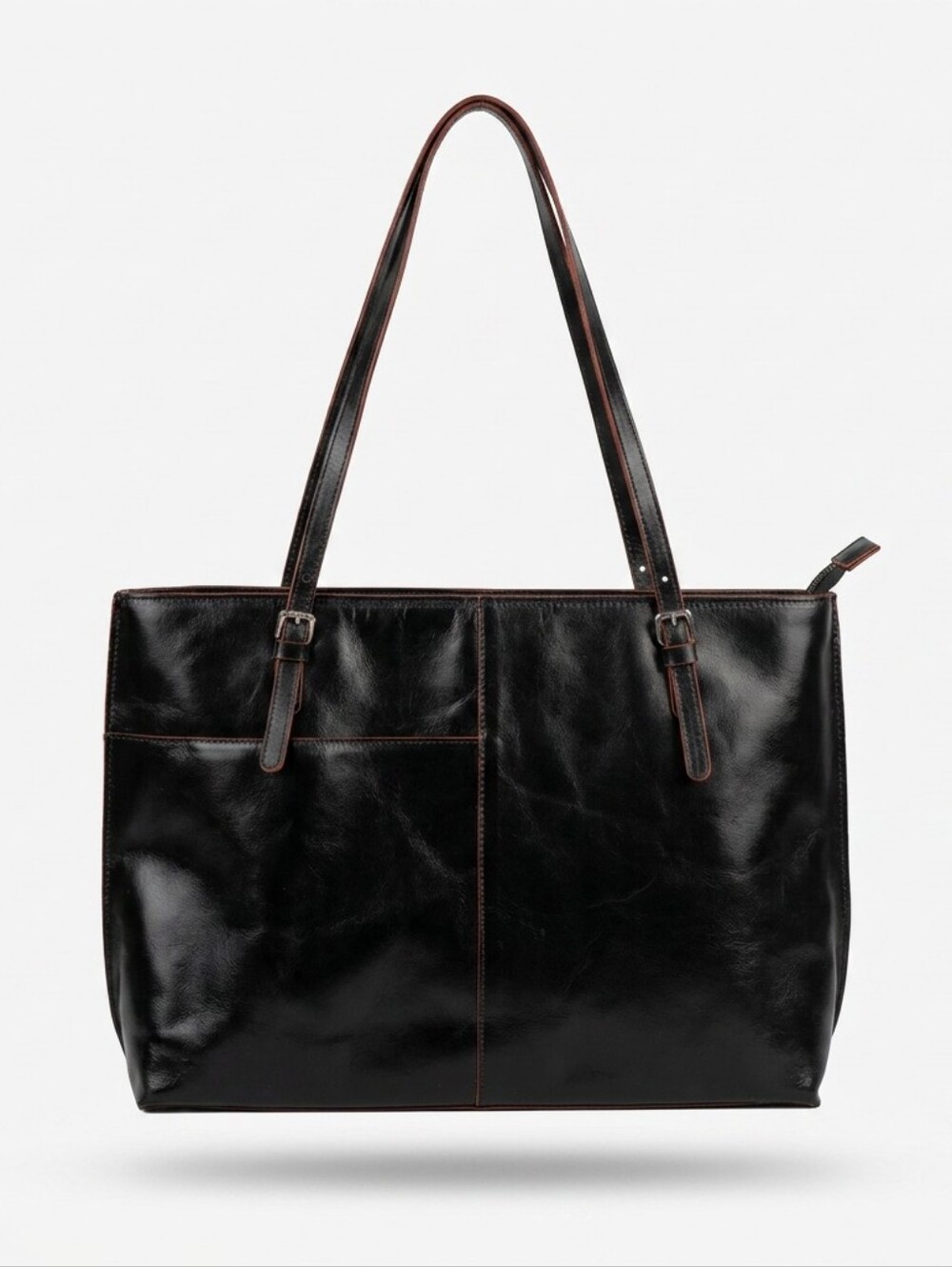 HOBO Black Leather Tote